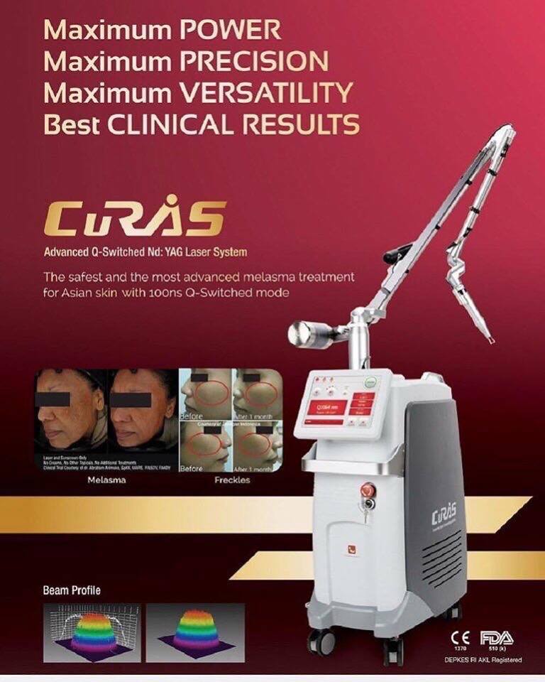 Máy laser trị nám Curas